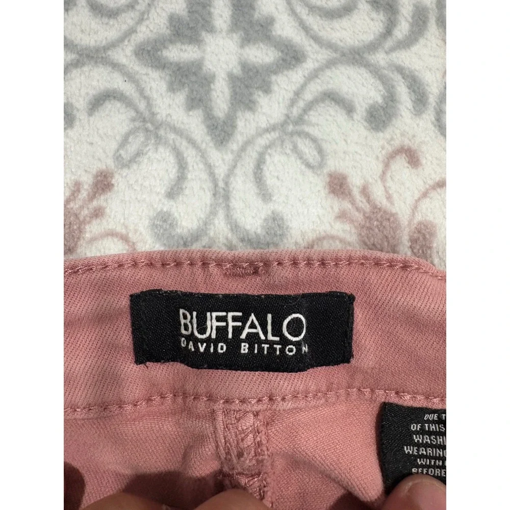 Buffalo David Bitton Havana High Rise Ankle Skinny Jeans Pink 4/27 Soft Stretch